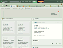 Tablet Screenshot of loghyr.deviantart.com