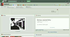 Desktop Screenshot of icedsmurf.deviantart.com