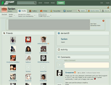 Tablet Screenshot of fanlen.deviantart.com