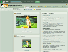 Tablet Screenshot of kagaminelen-fan.deviantart.com