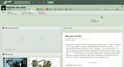 Desktop Screenshot of mephiles--the--dark.deviantart.com
