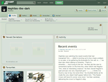 Tablet Screenshot of mephiles--the--dark.deviantart.com