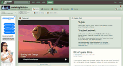 Desktop Screenshot of metaknightclub.deviantart.com