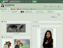 Tablet Screenshot of monalisaborges.deviantart.com