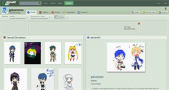 Desktop Screenshot of gokumomo.deviantart.com