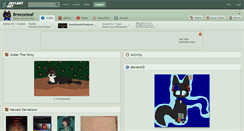 Desktop Screenshot of breezeleaf.deviantart.com