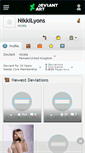 Mobile Screenshot of nikkilyons.deviantart.com