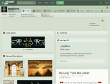 Tablet Screenshot of egyptlove.deviantart.com