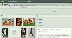 Desktop Screenshot of legsxl.deviantart.com