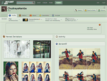 Tablet Screenshot of chudnayamamba.deviantart.com