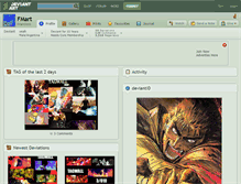 Tablet Screenshot of fmart.deviantart.com