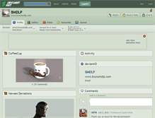 Tablet Screenshot of bmdlp.deviantart.com