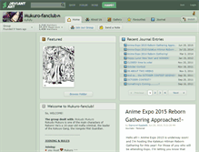 Tablet Screenshot of mukuro-fanclub.deviantart.com