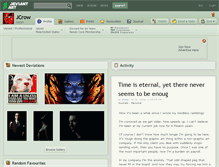 Tablet Screenshot of jcrow.deviantart.com