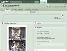 Tablet Screenshot of morethanathousand.deviantart.com