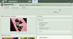 Desktop Screenshot of dog-owners-club.deviantart.com