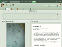 Tablet Screenshot of haikuwriter120.deviantart.com