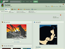 Tablet Screenshot of dizoider.deviantart.com