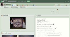 Desktop Screenshot of darkpandora.deviantart.com