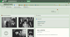 Desktop Screenshot of matthewfreund.deviantart.com