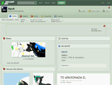 Tablet Screenshot of nawh.deviantart.com