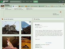 Tablet Screenshot of eleisha.deviantart.com