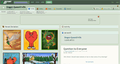 Desktop Screenshot of dragon-queen01456.deviantart.com
