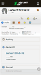 Mobile Screenshot of lurker12763412.deviantart.com