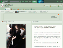 Tablet Screenshot of aphoticfaerie.deviantart.com