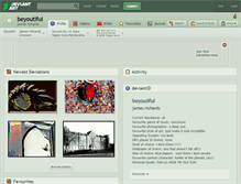 Tablet Screenshot of beyoutiful.deviantart.com