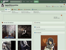 Tablet Screenshot of happylittlesunshine.deviantart.com