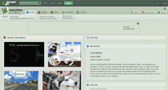 Desktop Screenshot of couryshen.deviantart.com