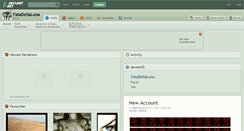 Desktop Screenshot of fatadellaluna.deviantart.com