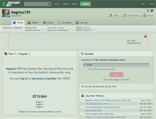 Tablet Screenshot of magnius159.deviantart.com