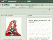 Tablet Screenshot of elenavill.deviantart.com