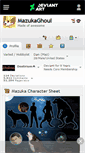 Mobile Screenshot of mazukaghoul.deviantart.com