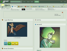 Tablet Screenshot of dib412.deviantart.com