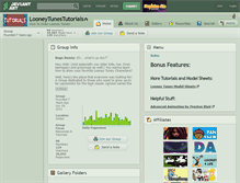 Tablet Screenshot of looneytunestutorials.deviantart.com