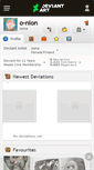 Mobile Screenshot of o-nion.deviantart.com