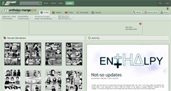 Desktop Screenshot of enthalpy-manga.deviantart.com