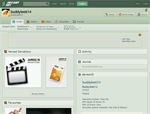 Tablet Screenshot of buddylee614.deviantart.com
