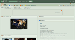 Desktop Screenshot of pilx.deviantart.com