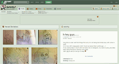 Desktop Screenshot of darkkitty7.deviantart.com