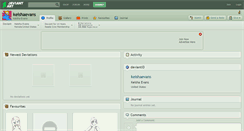Desktop Screenshot of keishaevans.deviantart.com
