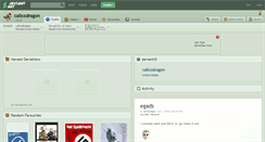 Desktop Screenshot of calicodragon.deviantart.com
