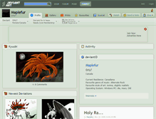 Tablet Screenshot of maplefur.deviantart.com