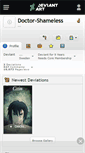 Mobile Screenshot of doctor-shameless.deviantart.com