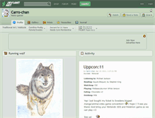 Tablet Screenshot of carro-chan.deviantart.com