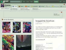 Tablet Screenshot of kimerex.deviantart.com