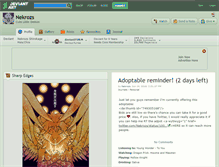 Tablet Screenshot of nekrozs.deviantart.com